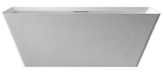 Ванна из искусственного камня ABBER Berlin AM9912 170x75см белый